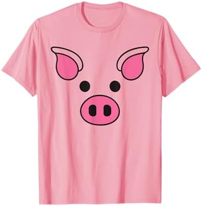 Amazon.com: Cute Pig Face and Snout - Pig T-Shirt : Clothing